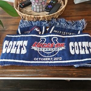 Blue and White Colts Lucas Oil Stadium Scarf